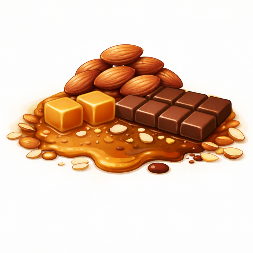 Almond, Caramel & Chocolate